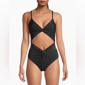 Beach Riot Aviva One-Piece in Black